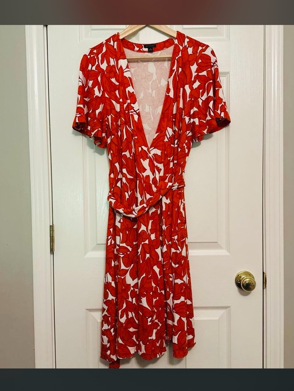 Ann Taylor Floral Wrap Dress